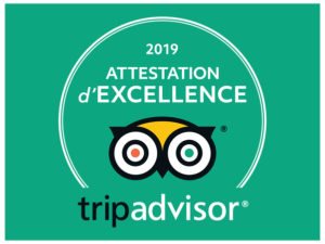 certificat d'excellence tripadvisor 