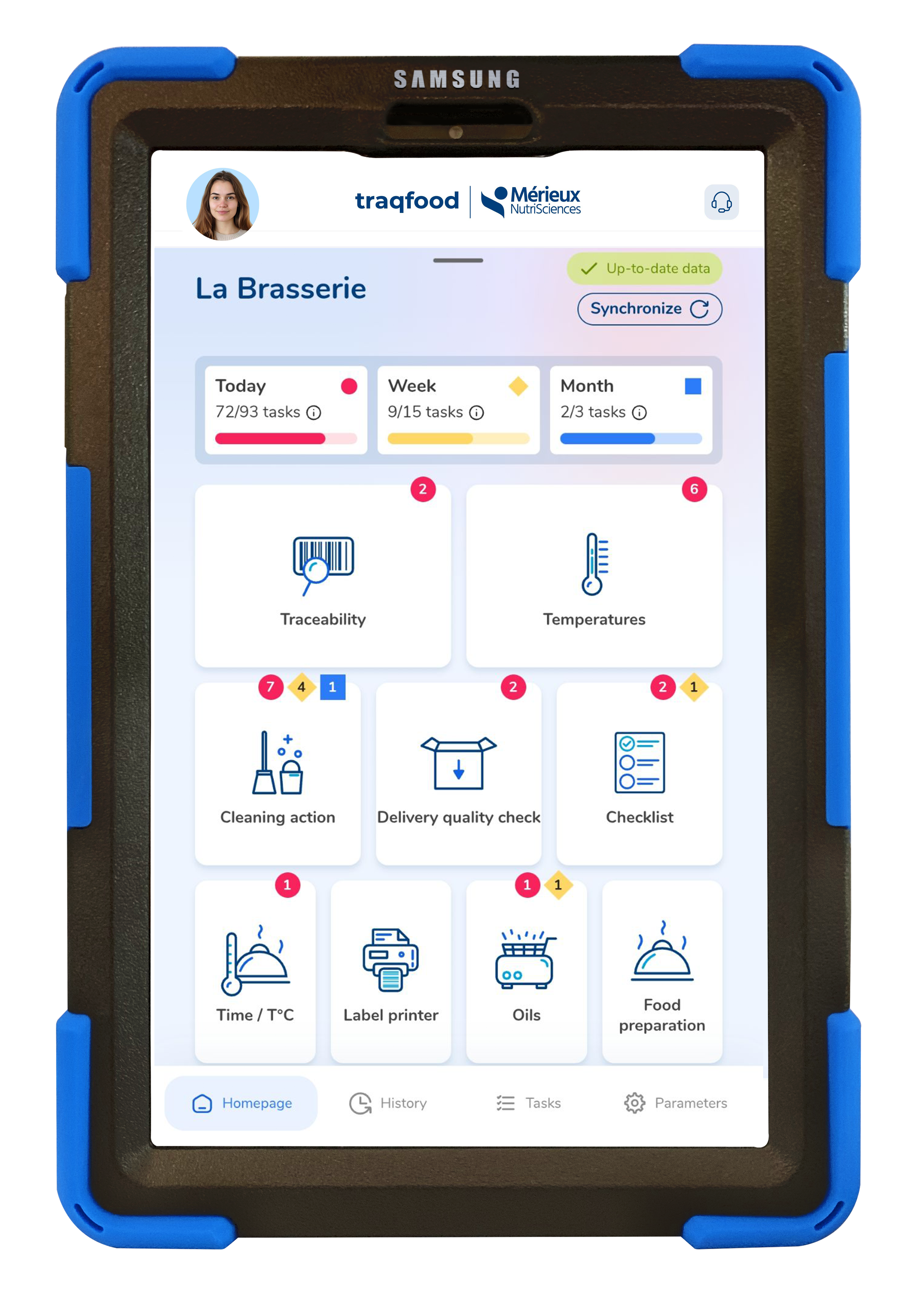traqfood app
